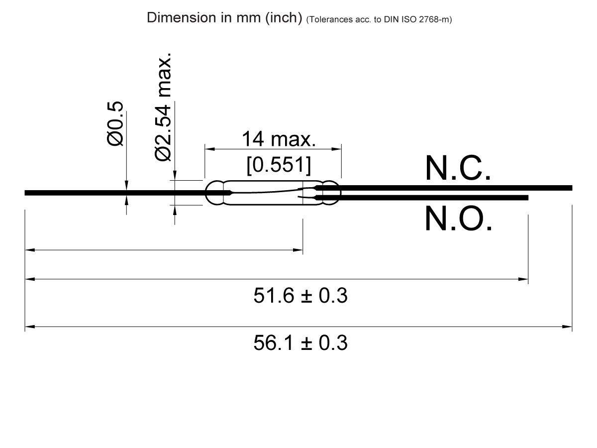 Standex Electronics KSK-1C90U-2832 Reed Switch