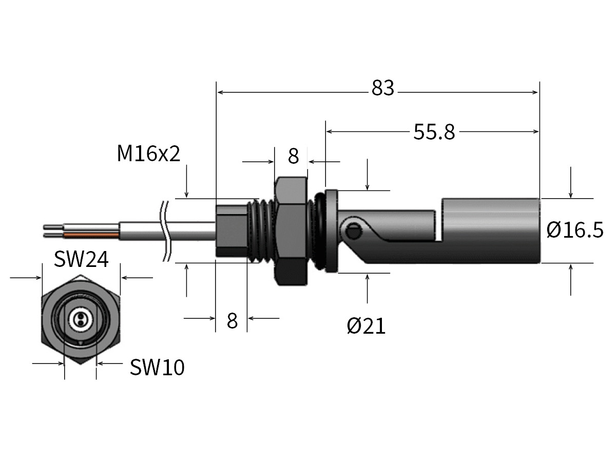 Standex Electronics LS03/DK-1A66-PA-500W Float Switch