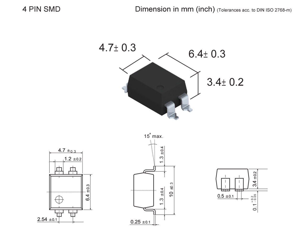Standex Electronics SMP-1A38-4ST MOSFET Relay