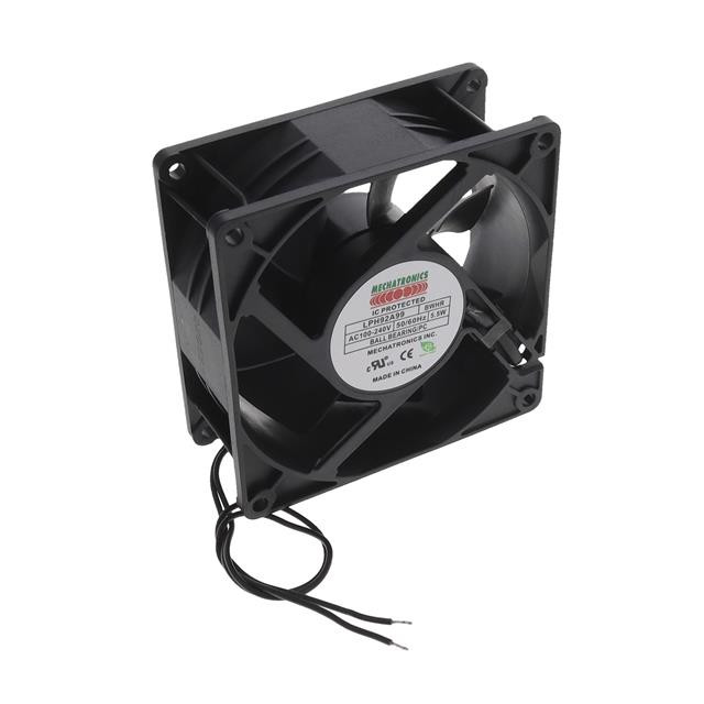 Mechatronics LPH92A99-BWHR-PC 92x92x38mm EC axial fan