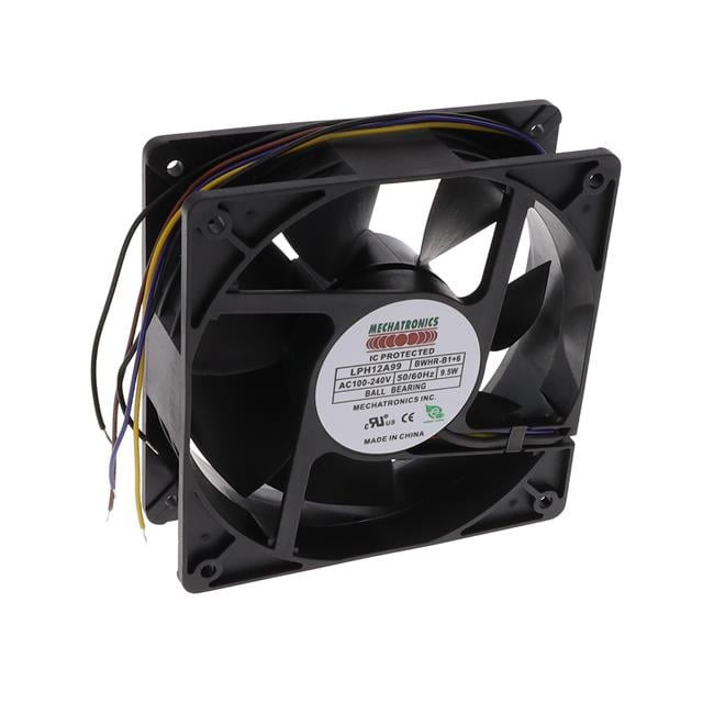 Mechatronics LPH12A99-BWHR-B1+6 120x120x38mm EC axial fan