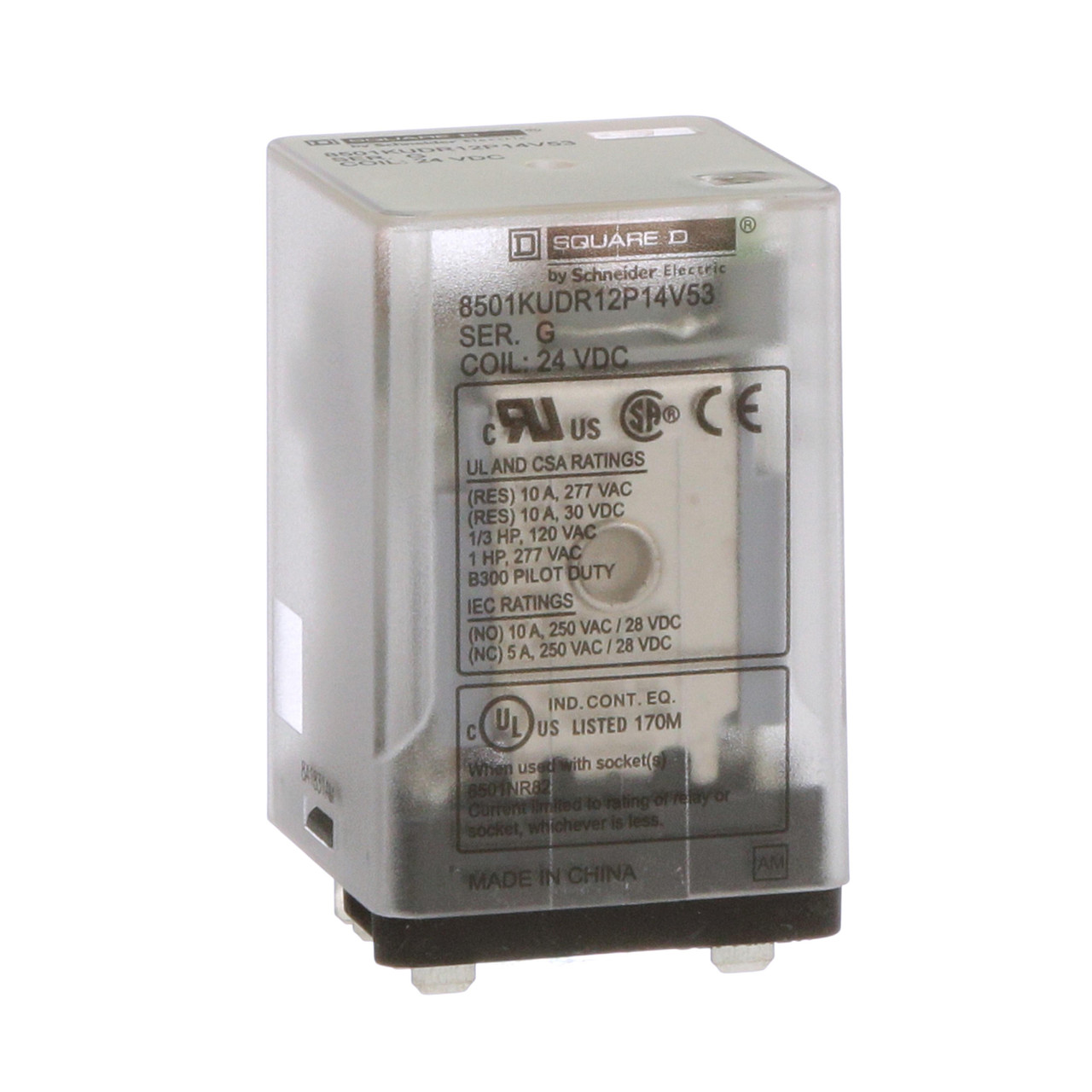 Schneider Electric 8501KUDR12P14V53 Power Relay