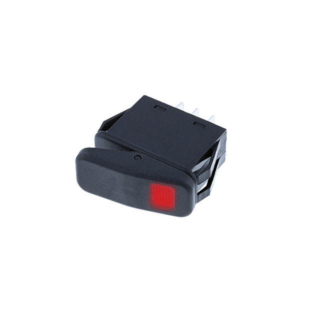 Switch Components SRC2-1A-DC-1-RL Rocker Switch