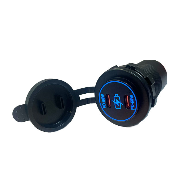 Switch Components A9-USB2C2-1-B-2PD USB Power Connector