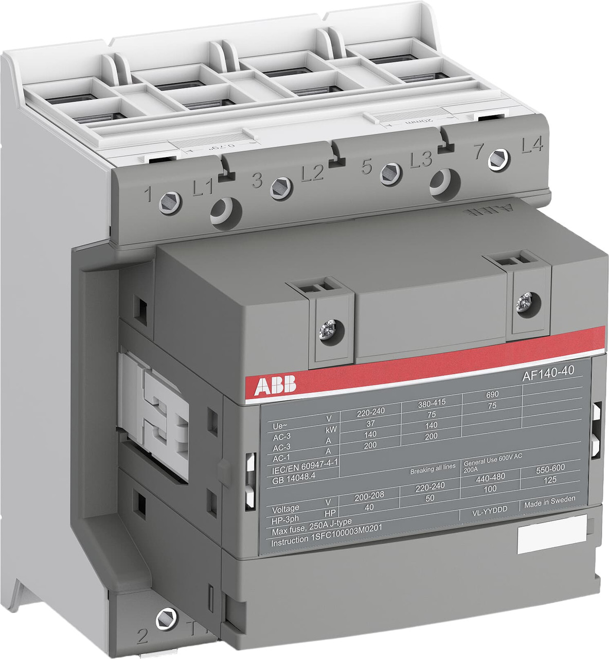 ABB AF140-40-00-14 Non-Reversing Contactors