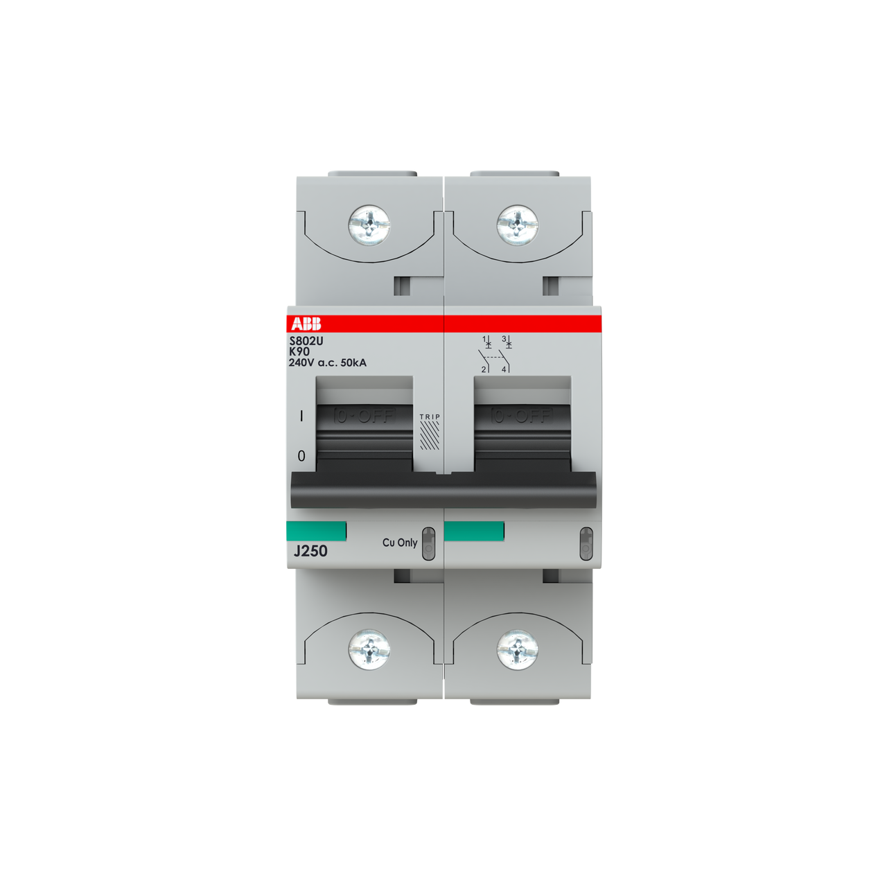 ABB S802U-K90 Thermal Magnetic Circuit Breaker