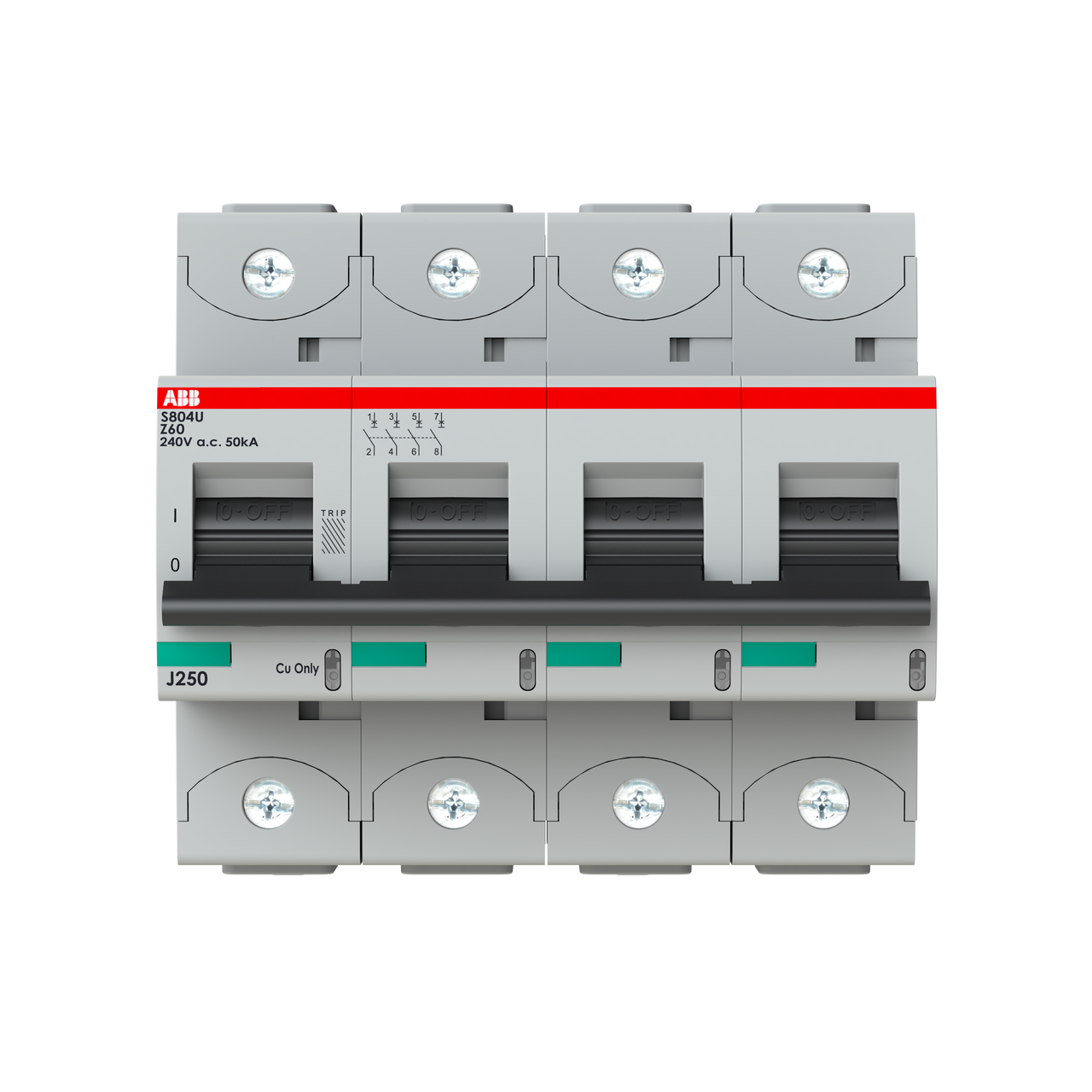 ABB S804U-Z60 Thermal Magnetic Circuit Breaker
