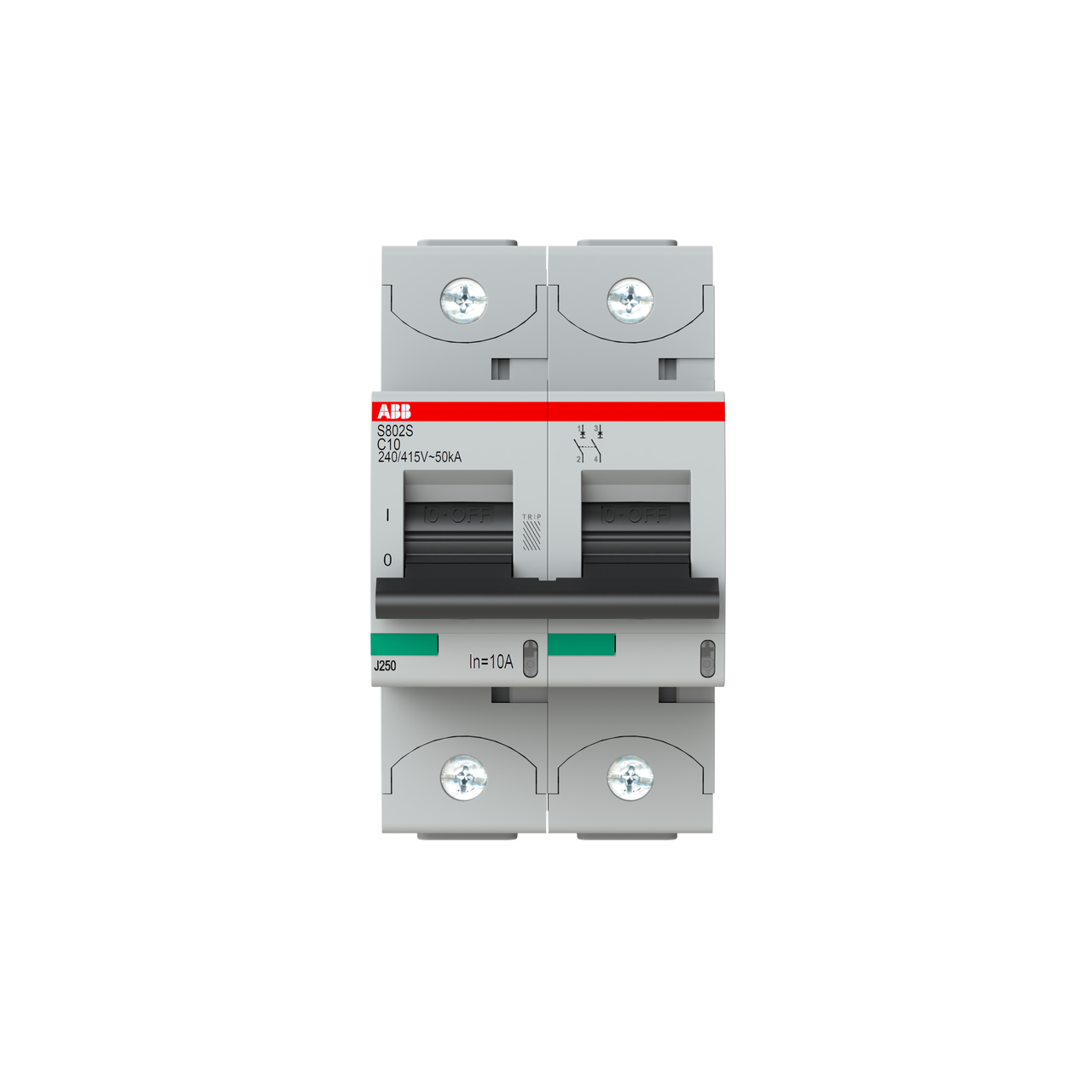 ABB S802S-C10 Thermal Magnetic Circuit Breaker