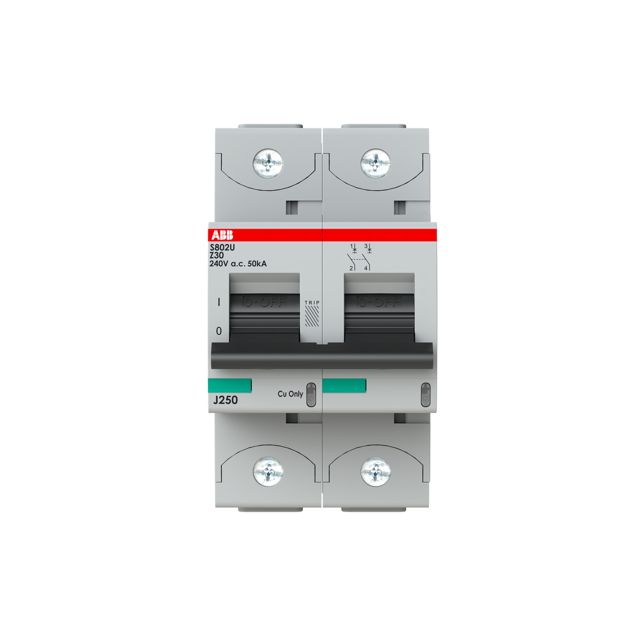 ABB S802U-Z30 Thermal Magnetic Circuit Breaker