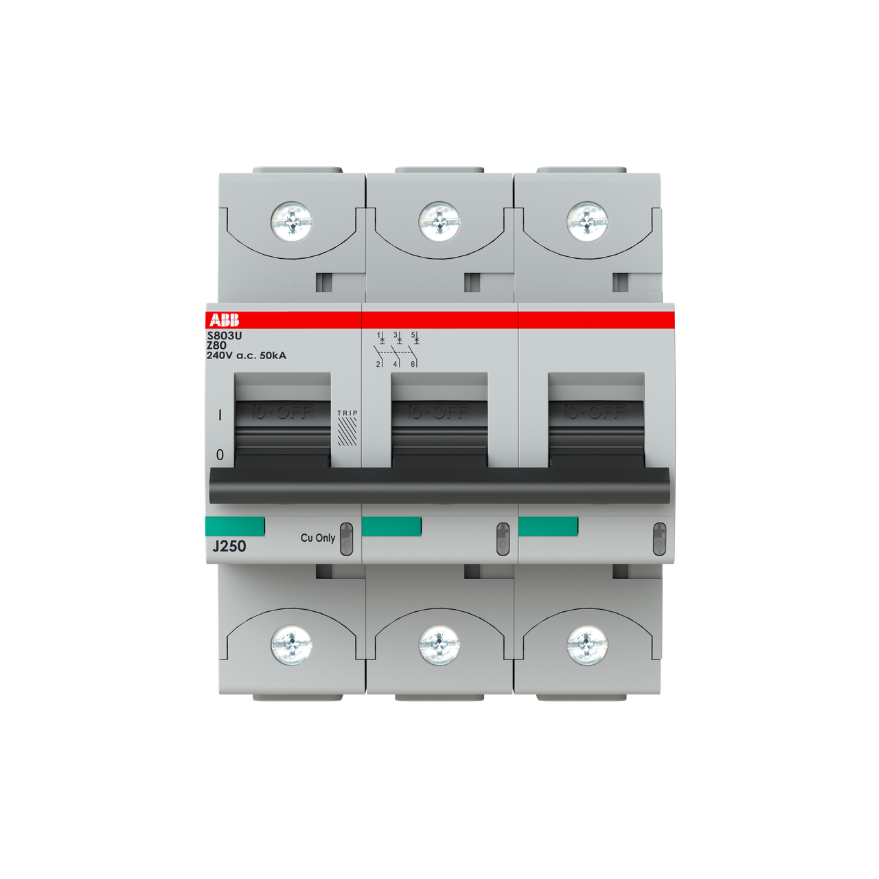 ABB S803U-Z80 Thermal Magnetic Circuit Breaker