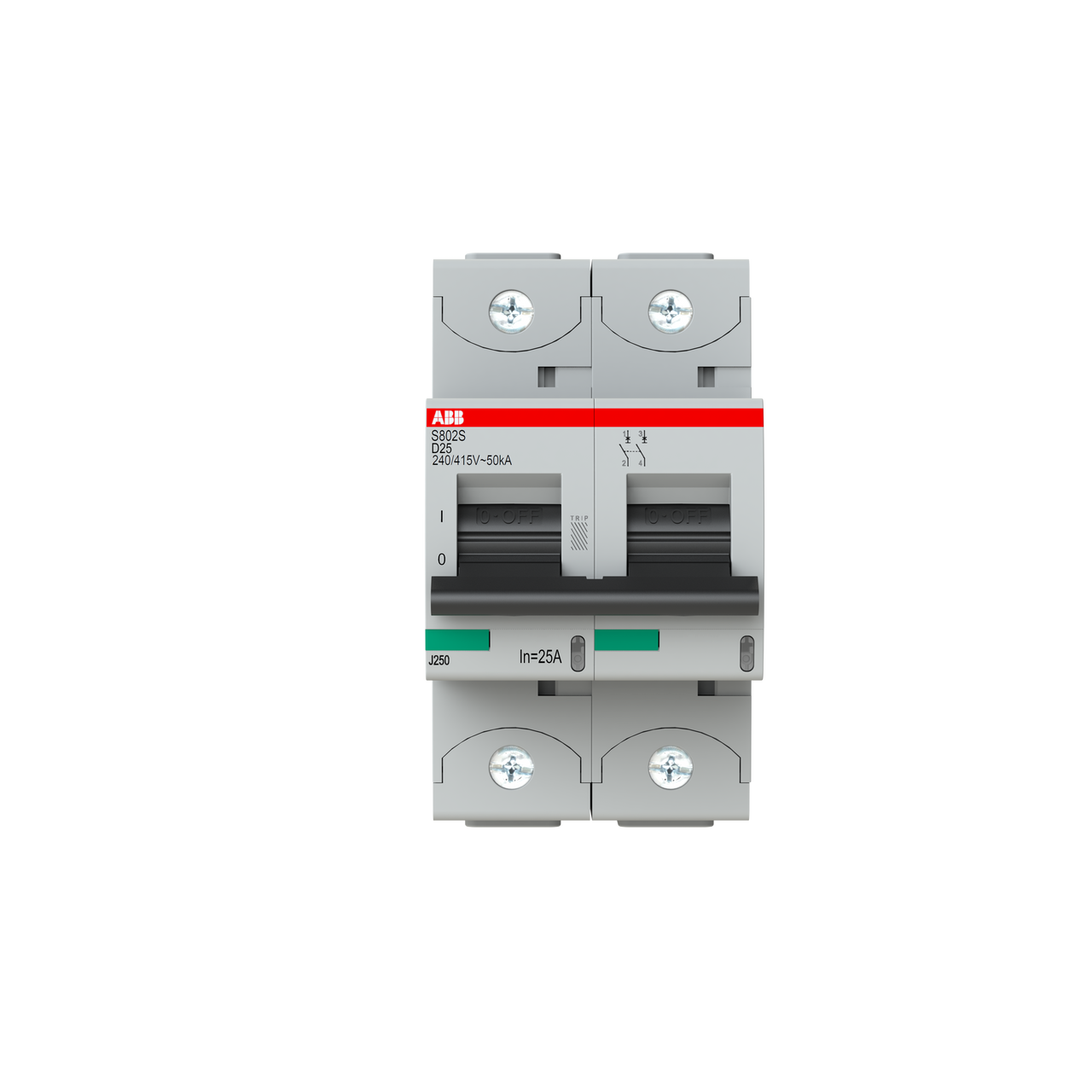 ABB S802S-D25 Thermal Magnetic Circuit Breaker