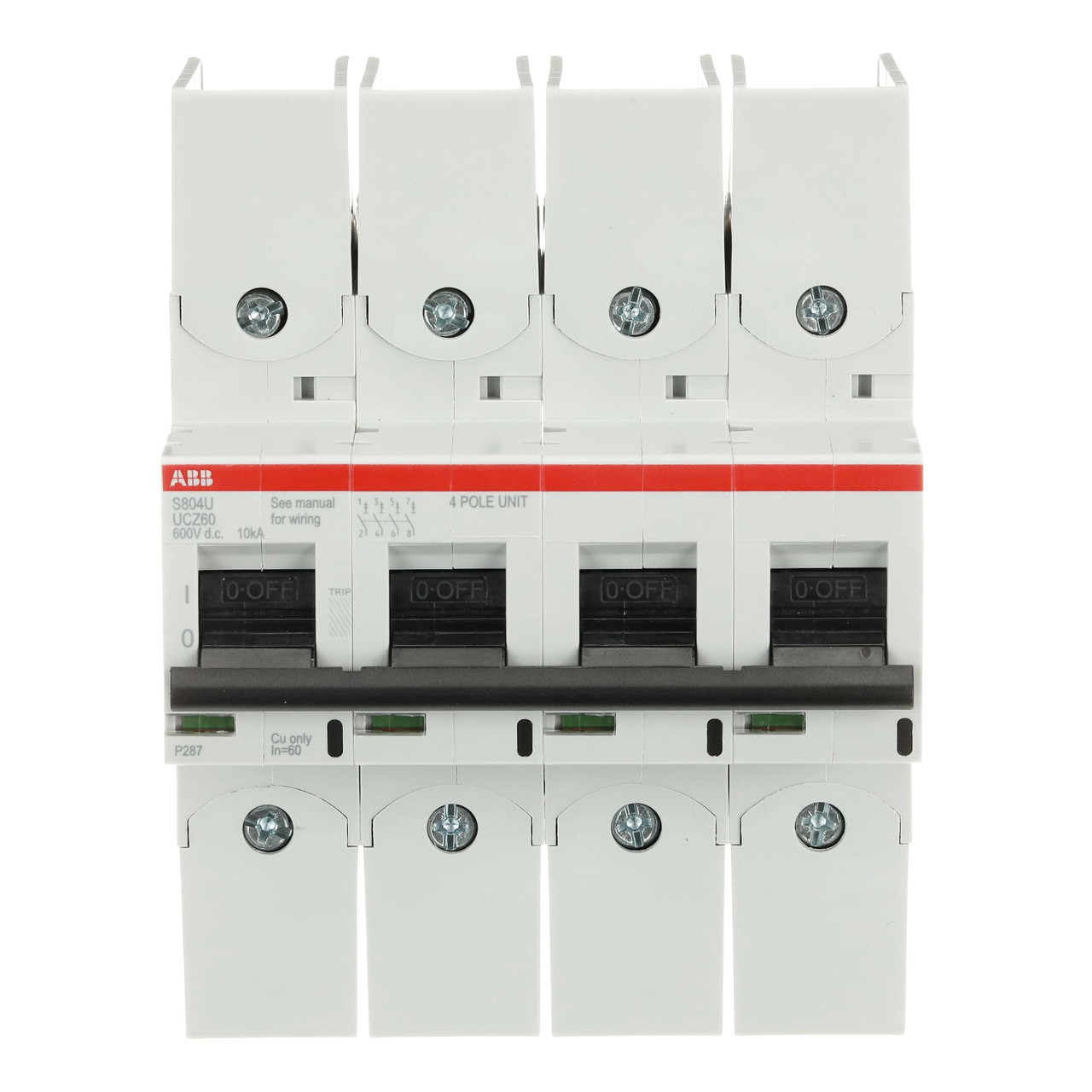 ABB S804U-UCZ60 Thermal Magnetic Circuit Breaker