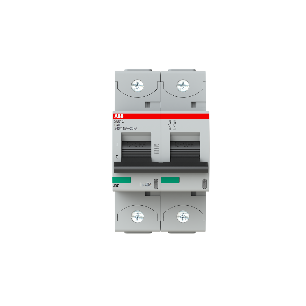 ABB S802C-C40 Thermal Magnetic Circuit Breaker