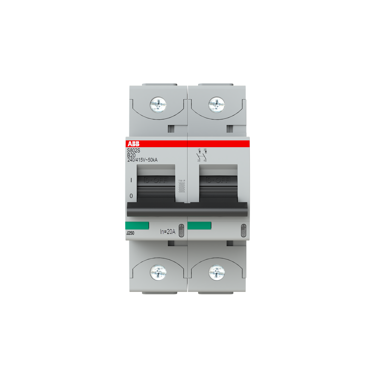 ABB S802S-B20 Thermal Magnetic Circuit Breaker