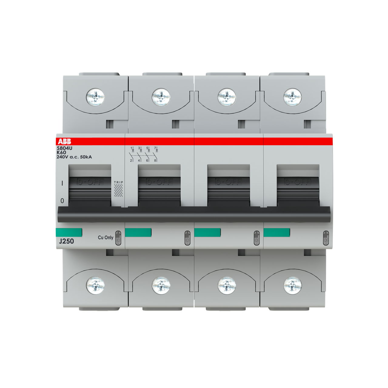 ABB S804U-K60 Thermal Magnetic Circuit Breaker