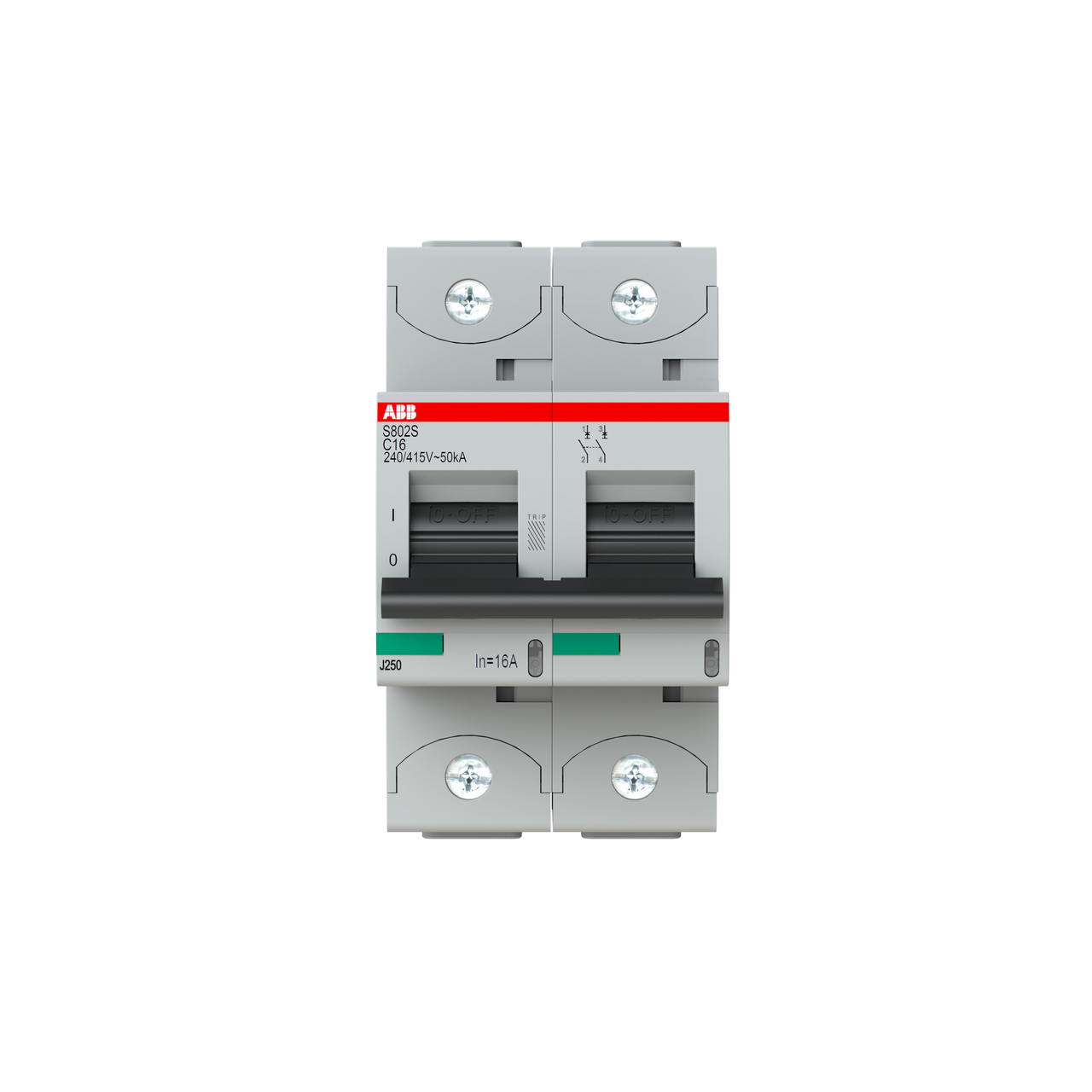 ABB S802S-C16 Thermal Magnetic Circuit Breaker