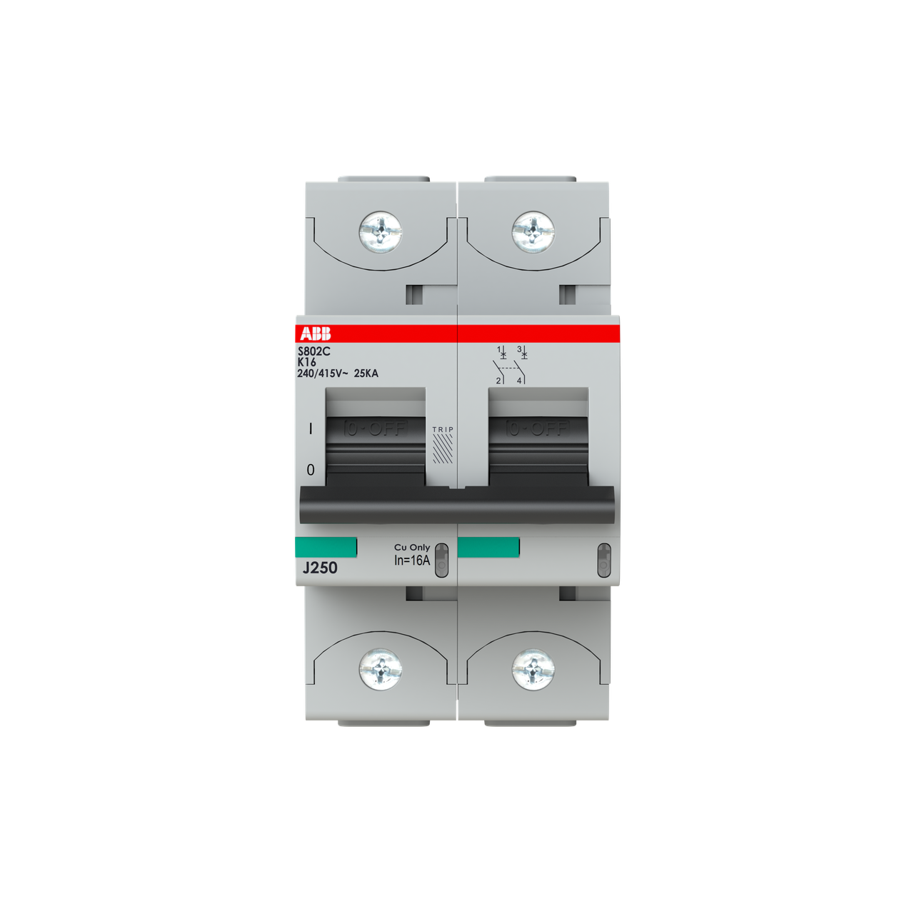 ABB S802C-K16 Thermal Magnetic Circuit Breaker