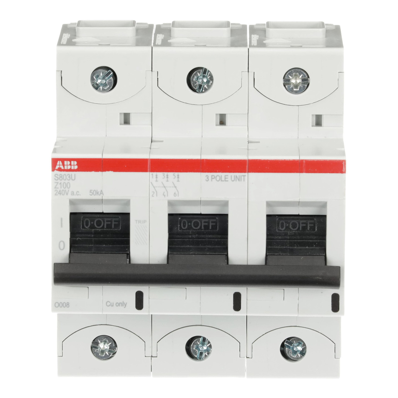 ABB S803U-Z100 Thermal Magnetic Circuit Breaker
