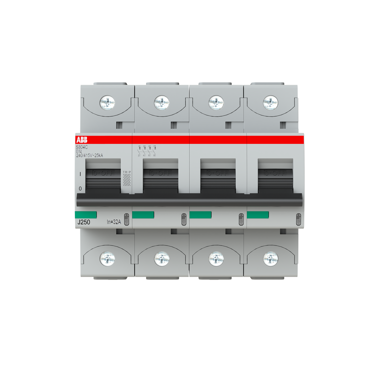 ABB S804C-D32 Thermal Magnetic Circuit Breaker