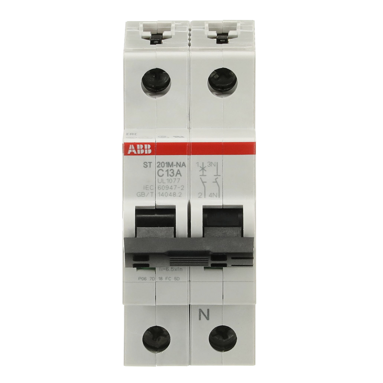 ABB ST201M-C13NA Thermal Magnetic Circuit Breaker