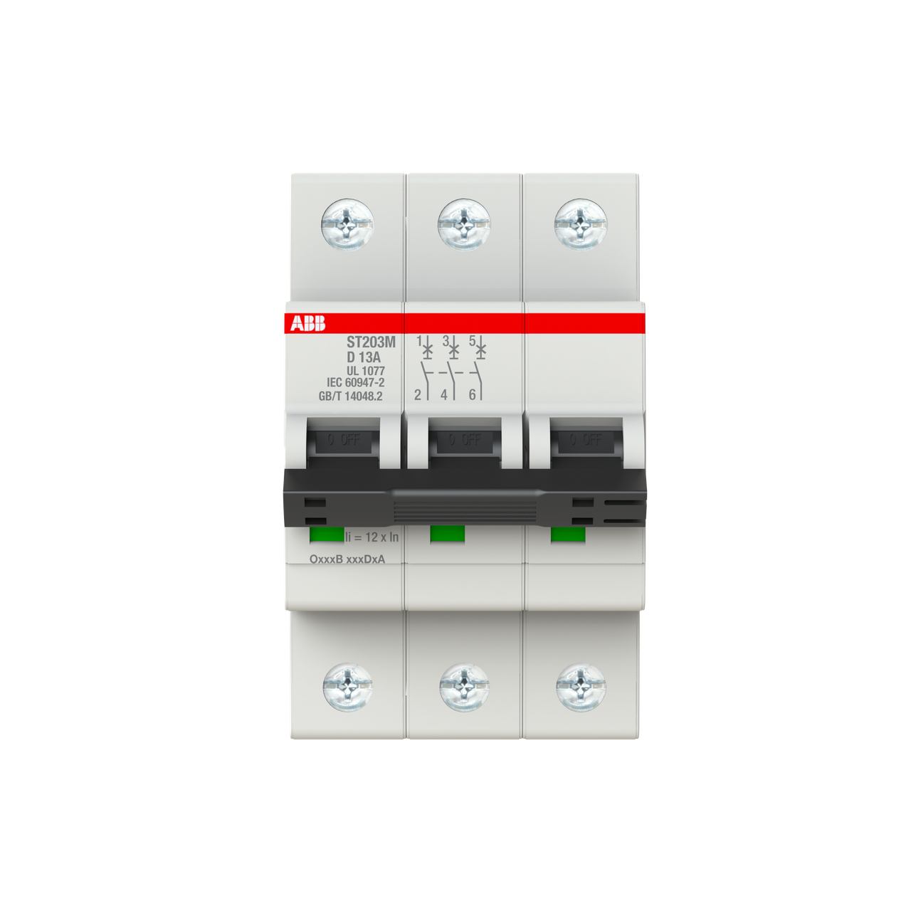 ABB ST203M-D13 Thermal Magnetic Circuit Breaker