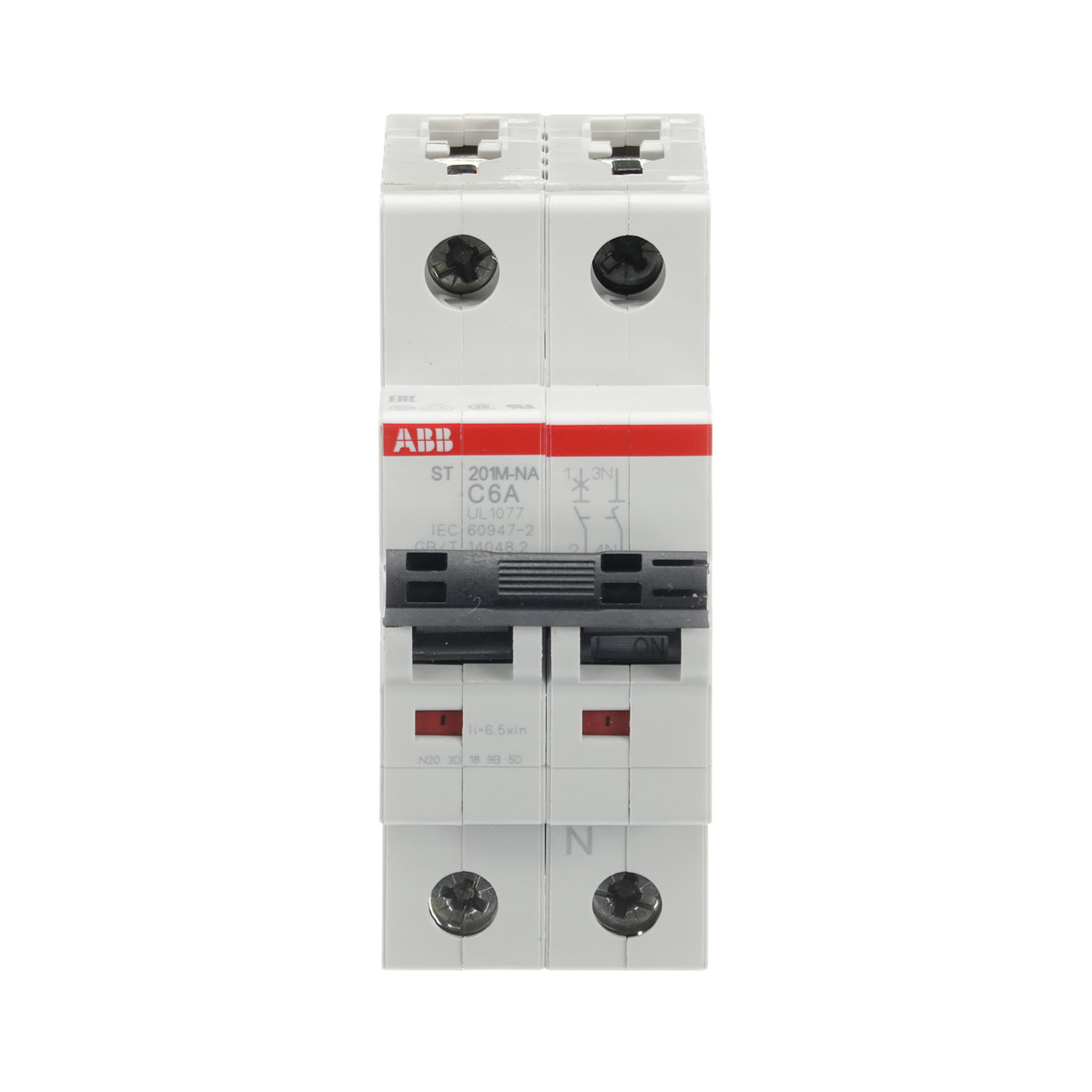 ABB ST201M-C6NA Thermal Magnetic Circuit Breaker