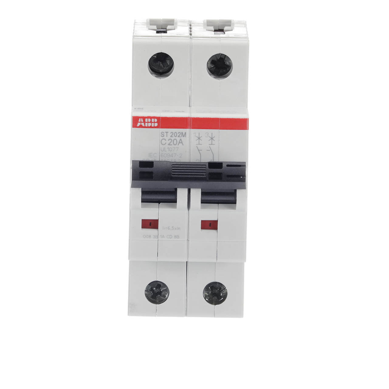 ABB ST202M-C20 Thermal Magnetic Circuit Breaker