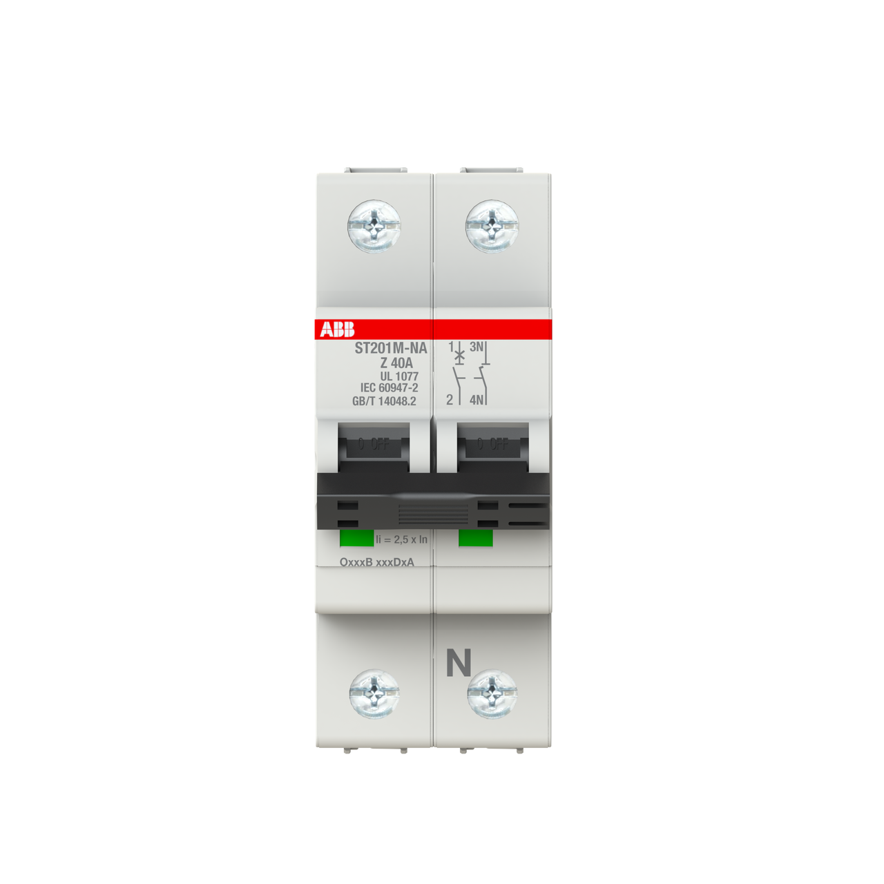 ABB ST201M-Z40NA Thermal Magnetic Circuit Breaker