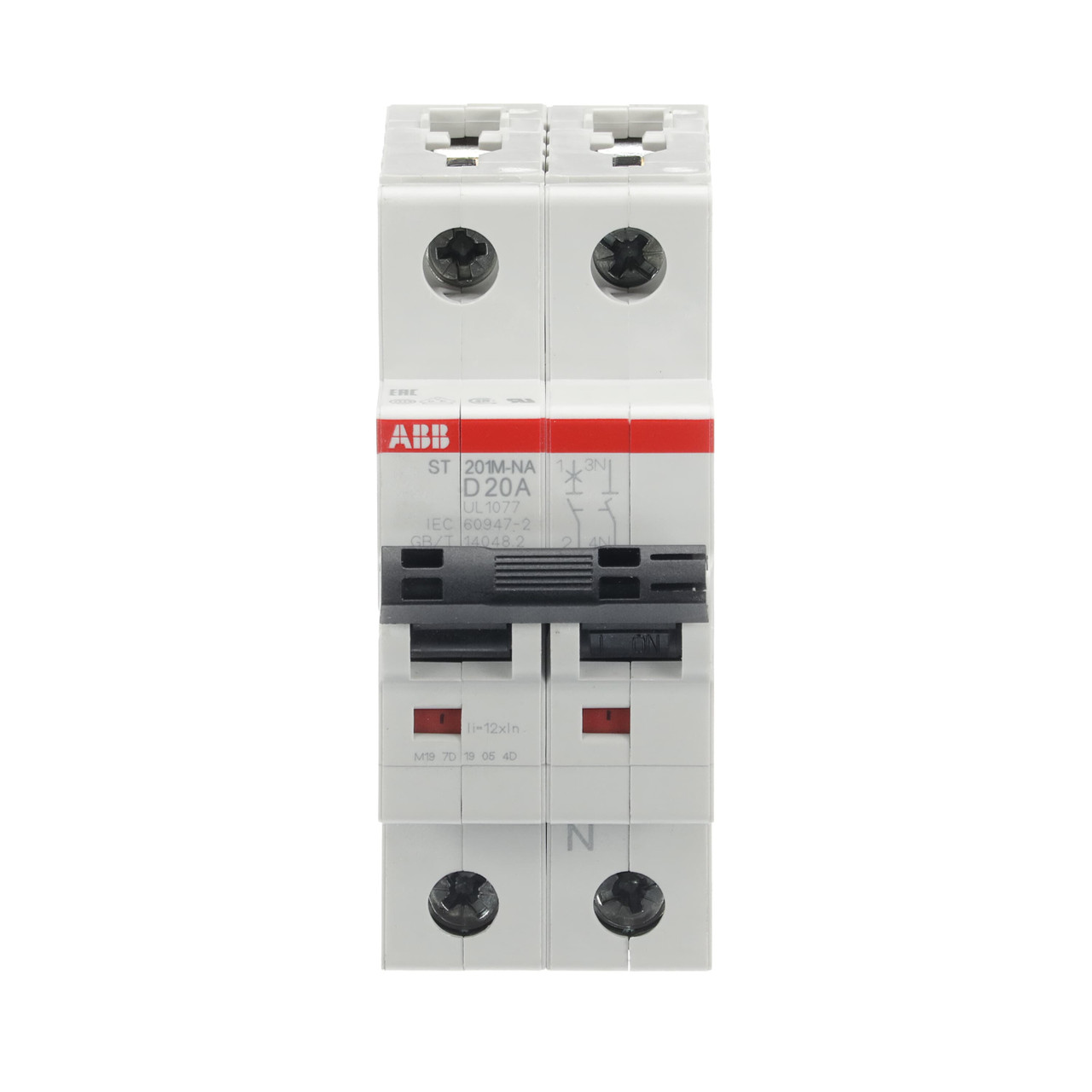 ABB ST201M-D20NA Thermal Magnetic Circuit Breaker