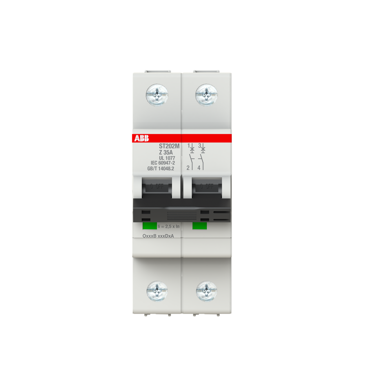 ABB ST202M-Z35 Thermal Magnetic Circuit Breaker
