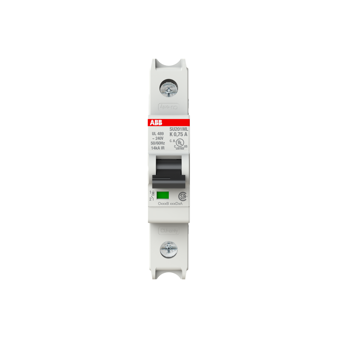 ABB SU201ML-K0.75 Thermal Magnetic Circuit Breaker