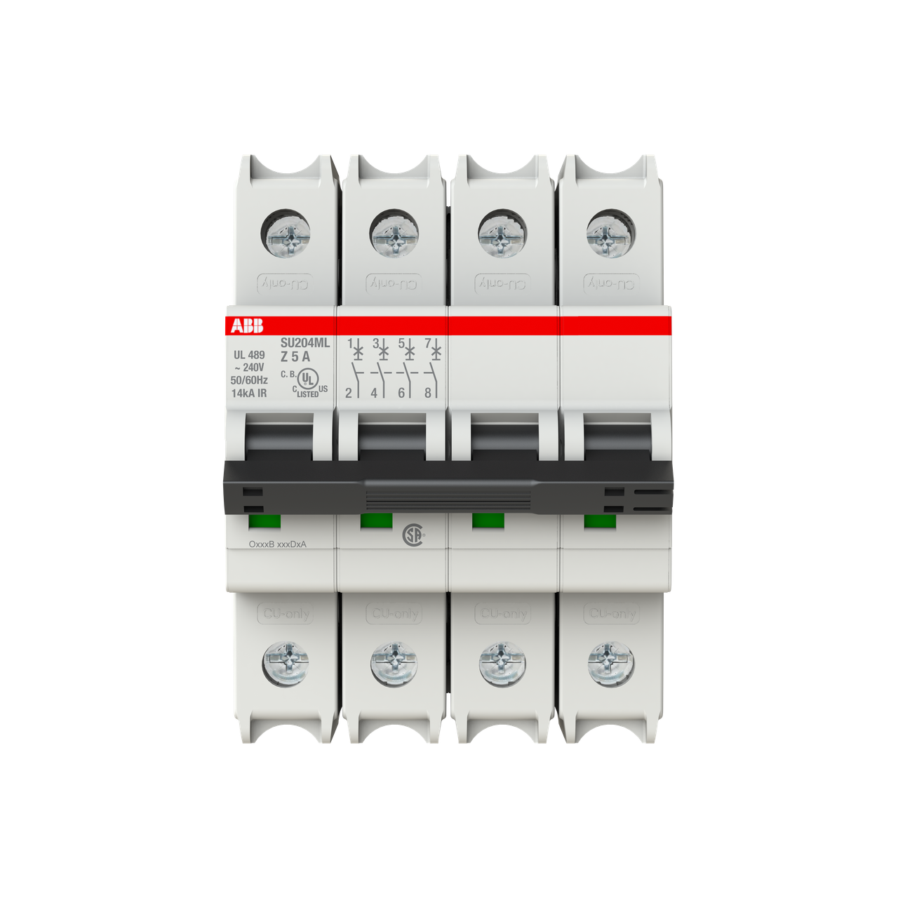 ABB SU204ML-Z5 Thermal Magnetic Circuit Breaker