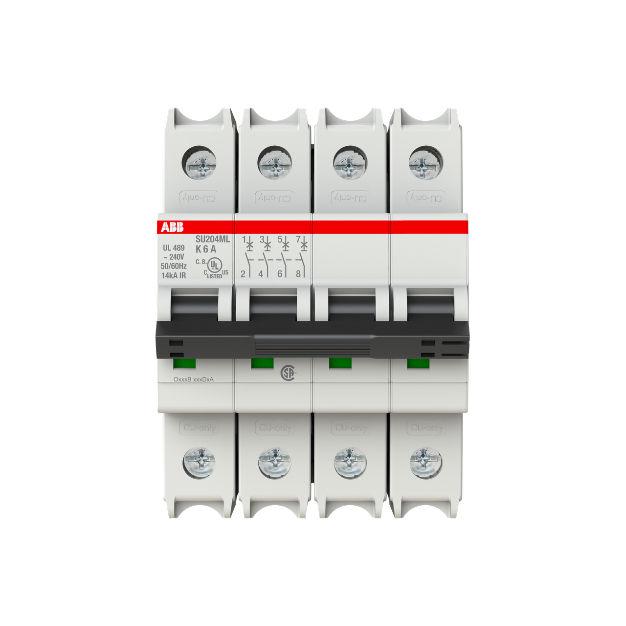 ABB SU204ML-K6 Thermal Magnetic Circuit Breaker