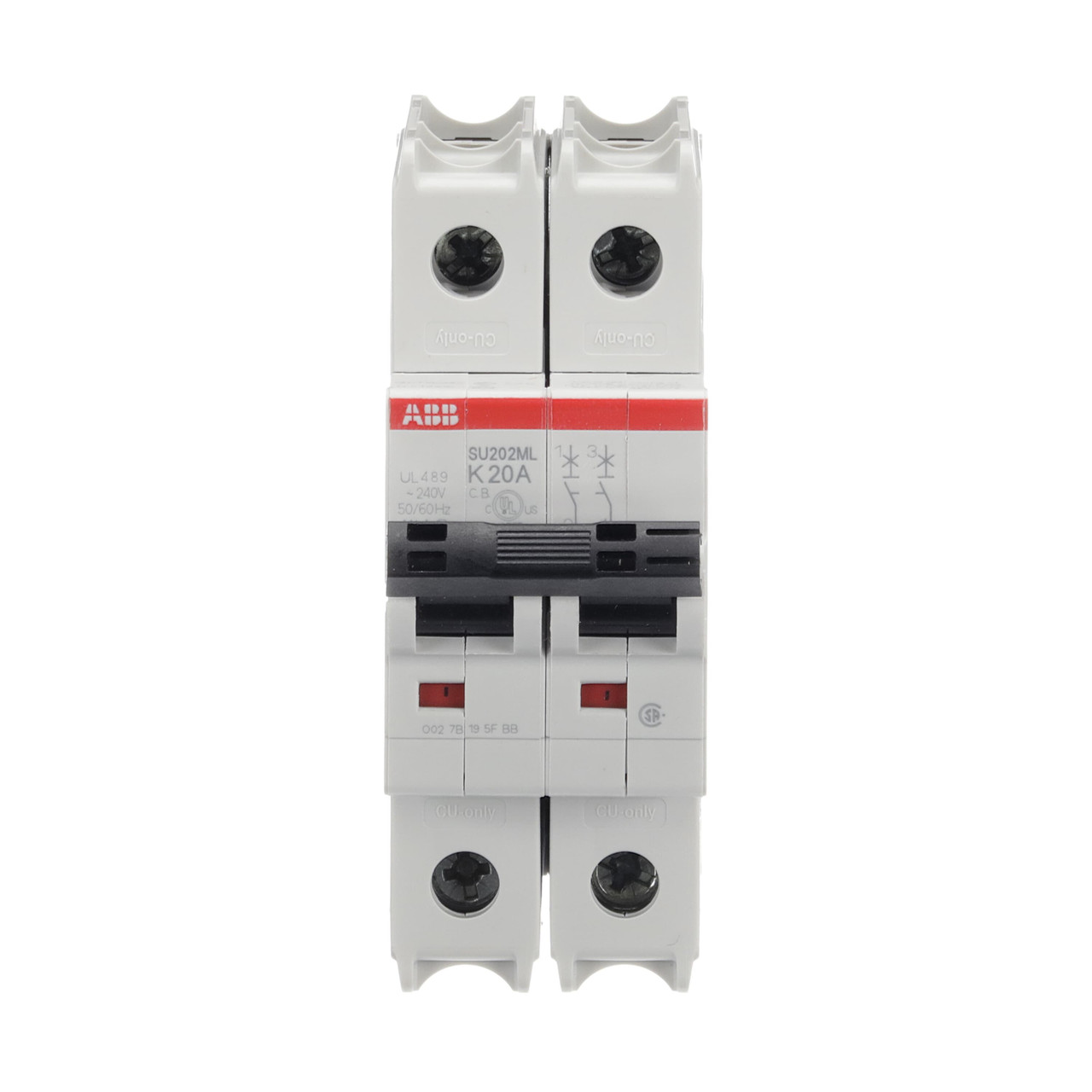 ABB SU202ML-K20 Thermal Magnetic Circuit Breaker