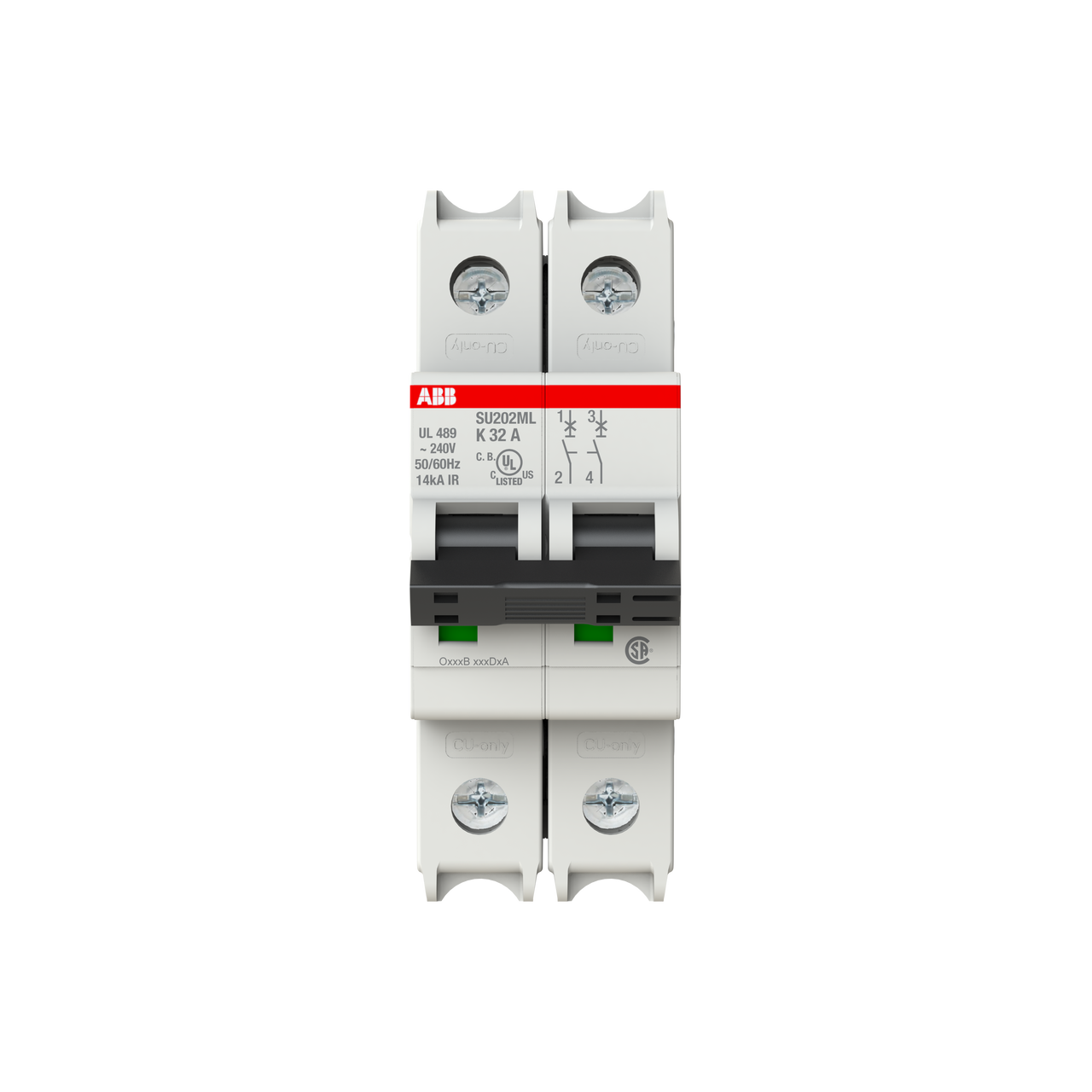 ABB SU202ML-K32 Thermal Magnetic Circuit Breaker