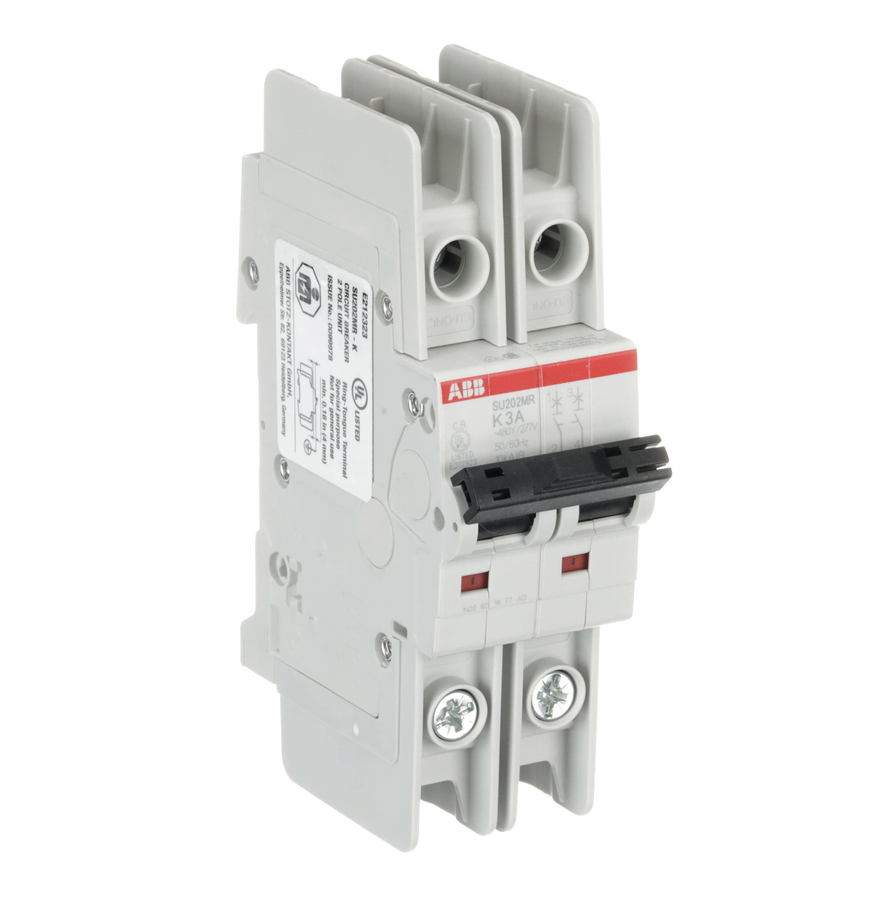 ABB SU202MR-K3 Thermal Magnetic Circuit Breaker