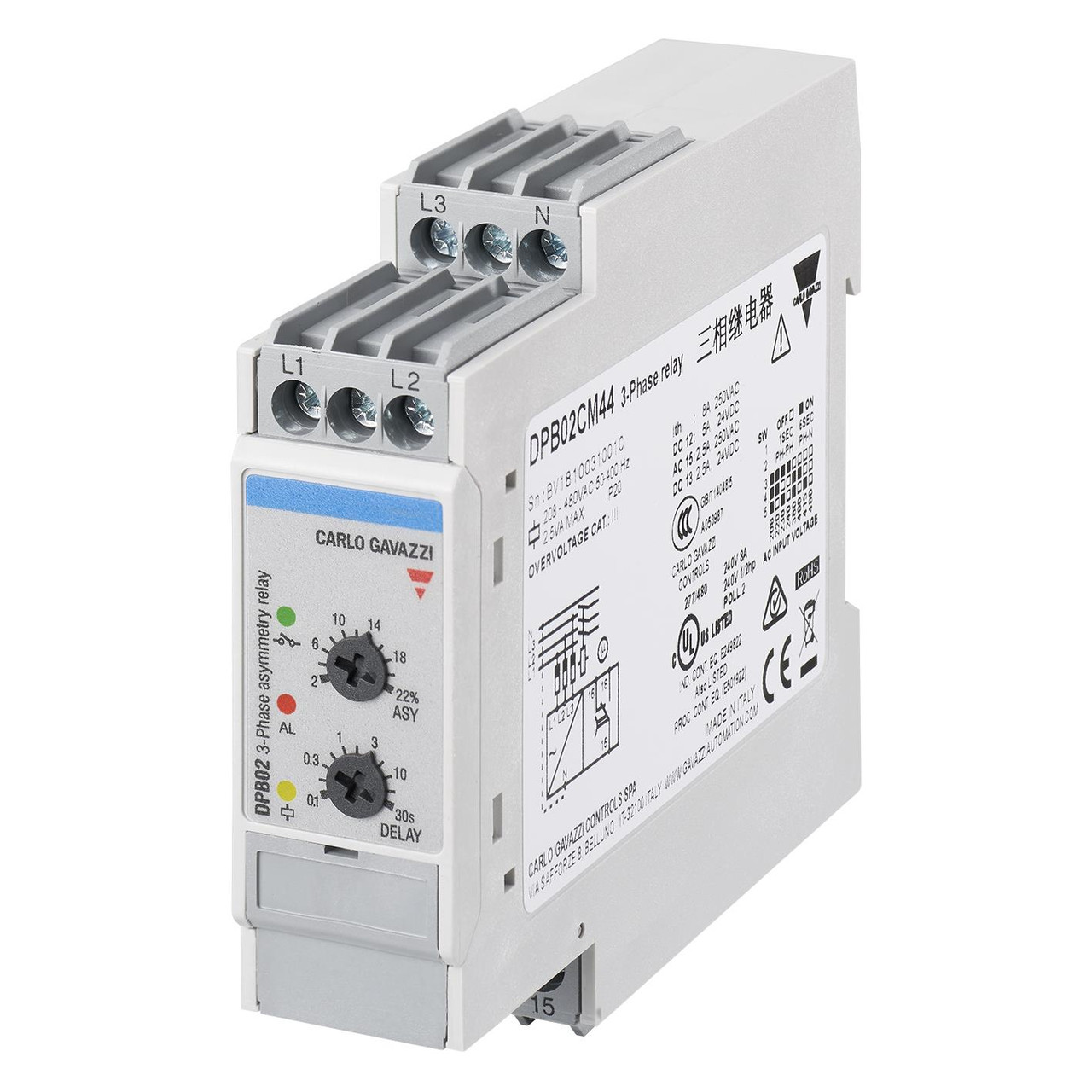 Carlo Gavazzi DPB02CM48 Phase Monitor Relay