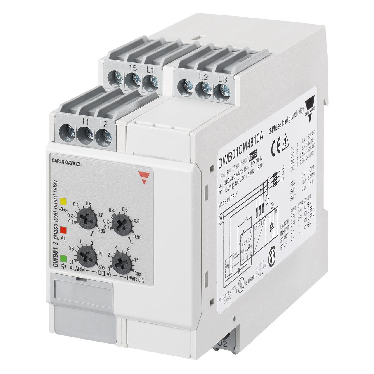 Carlo Gavazzi DWB01CM4810A Current Monitor Relay
