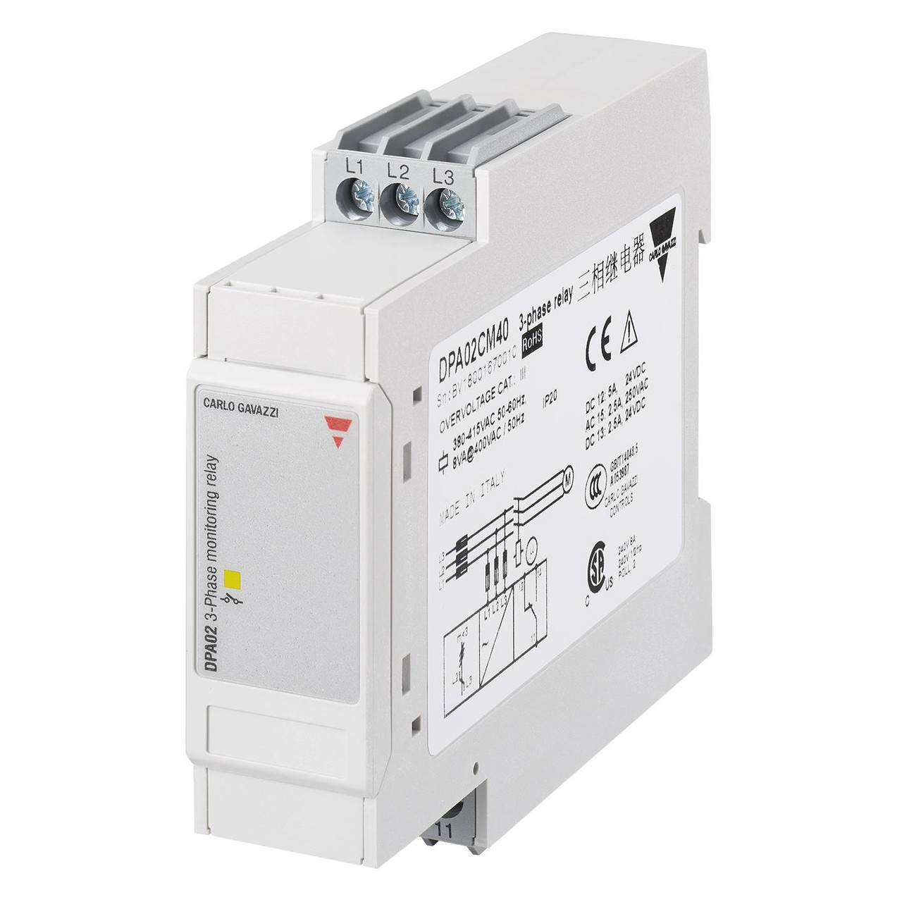 Carlo Gavazzi DPA02CM40 Phase Monitor Relay