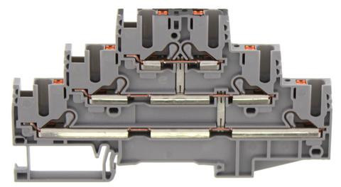 Conta-Clip 27041.6 Din Rail, Channel Terminal Block