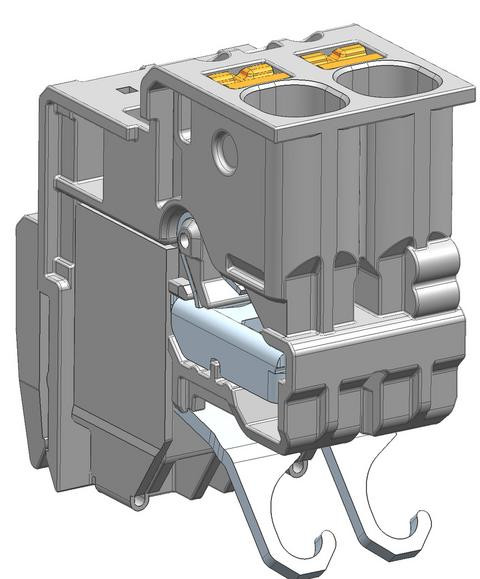 Conta-Clip 27081.6 Din Rail, Channel Terminal Block