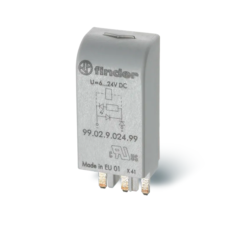Finder 99.02.0.060.98 Coil Indication and EMC Suppression Module