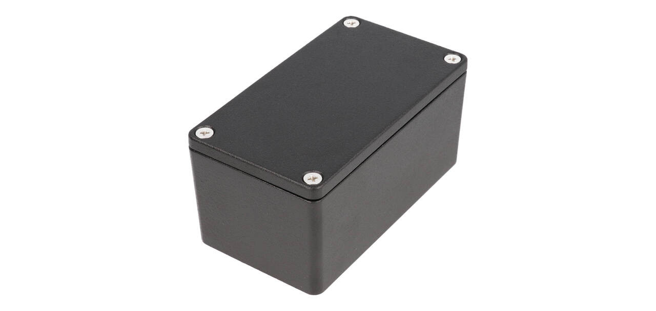 Hammond Manufacturing 1550Z111BK Aluminum Box