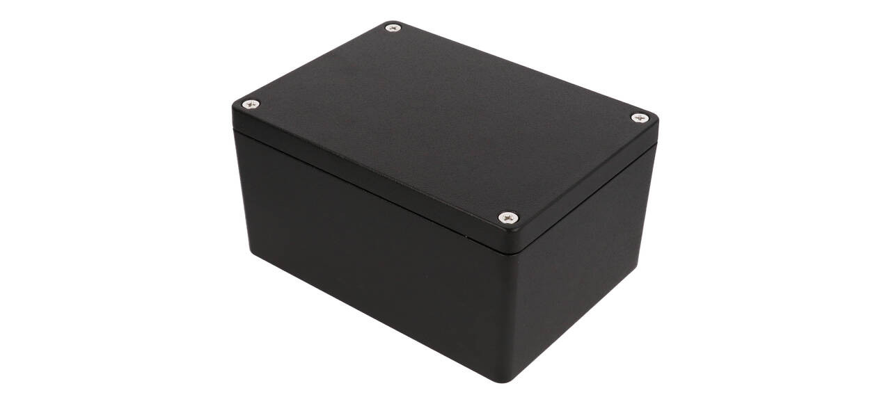 Hammond Manufacturing 1550Z115BK Aluminum Box