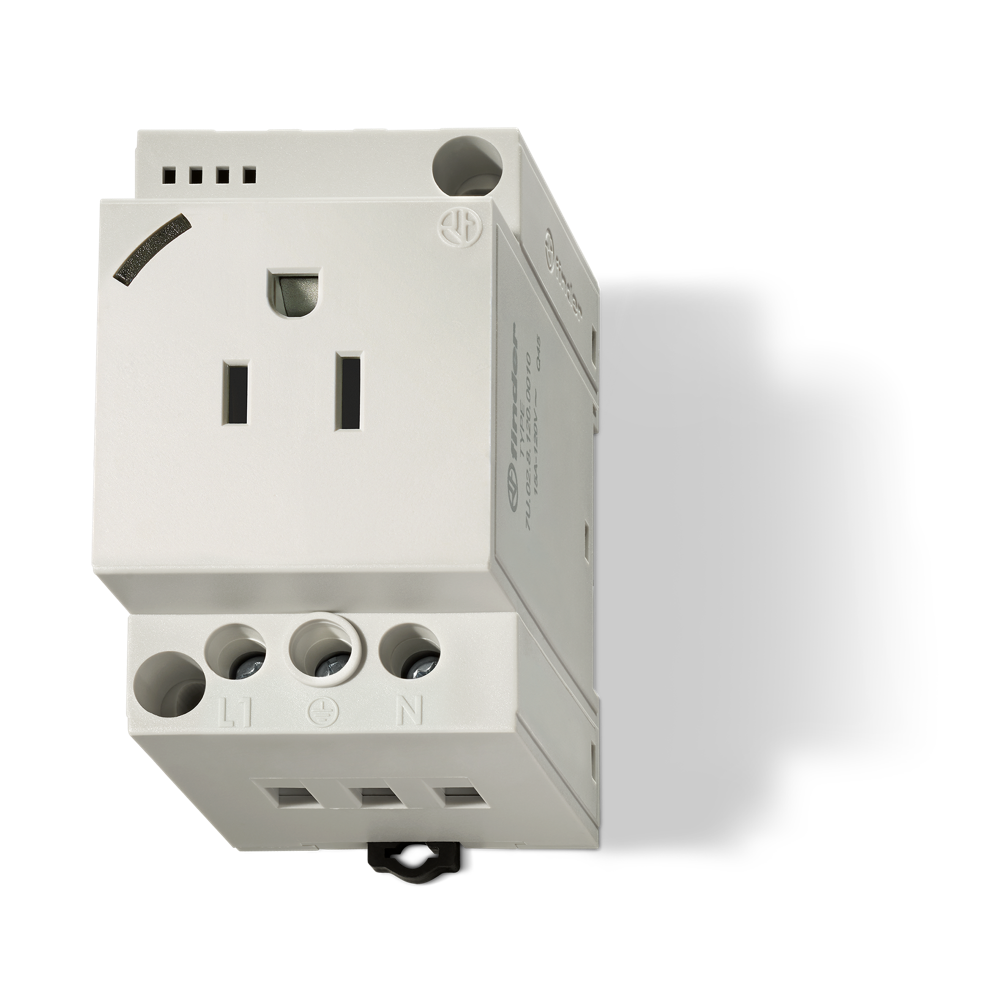 Finder 7U.02.8.120.0010 NEMA 5-15R Receptacle