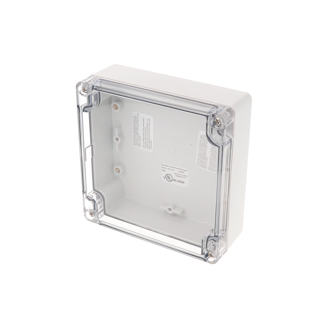 Hammond Manufacturing 1554NL2GYCL Plastic Box