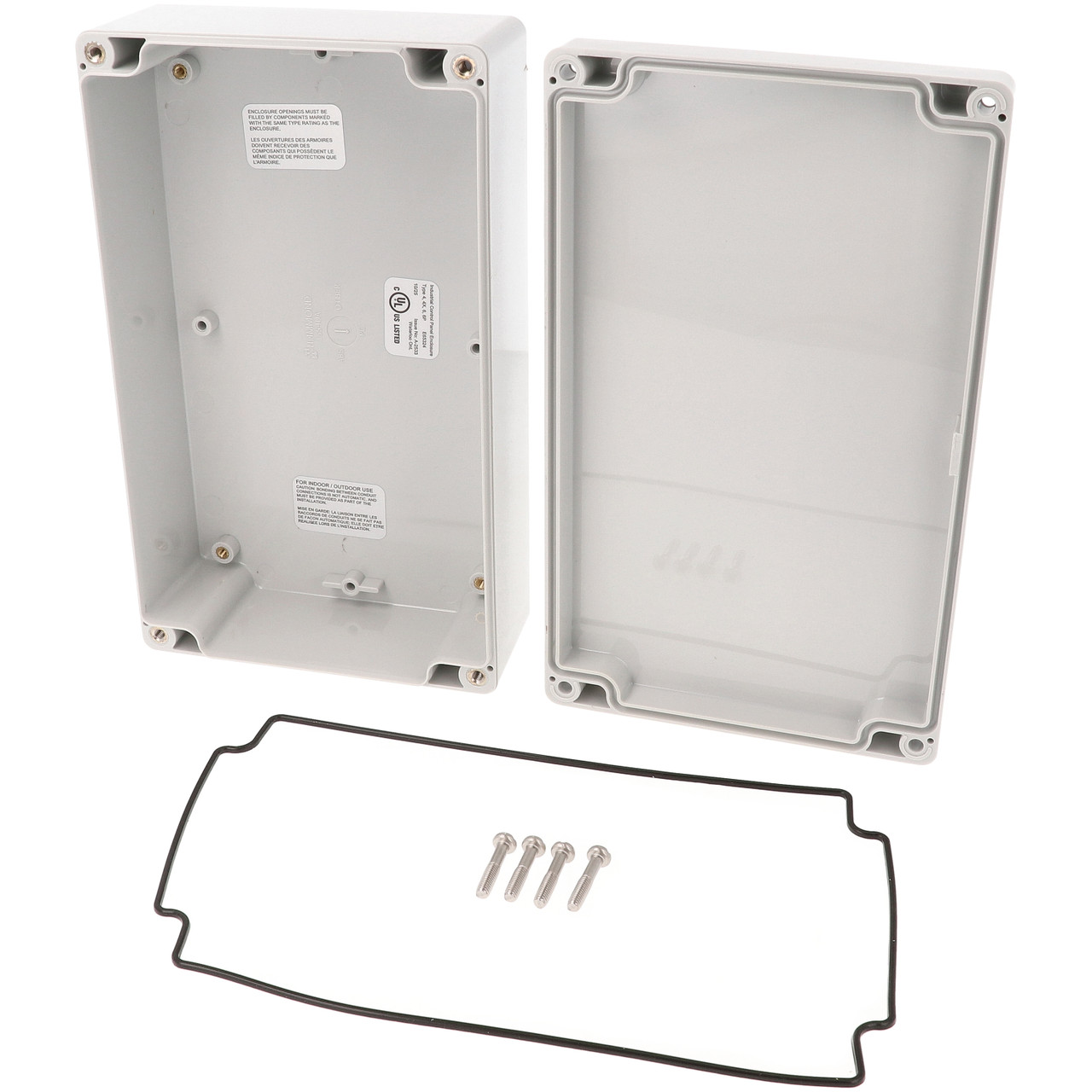 Hammond Manufacturing 1554UA2GY Plastic Box