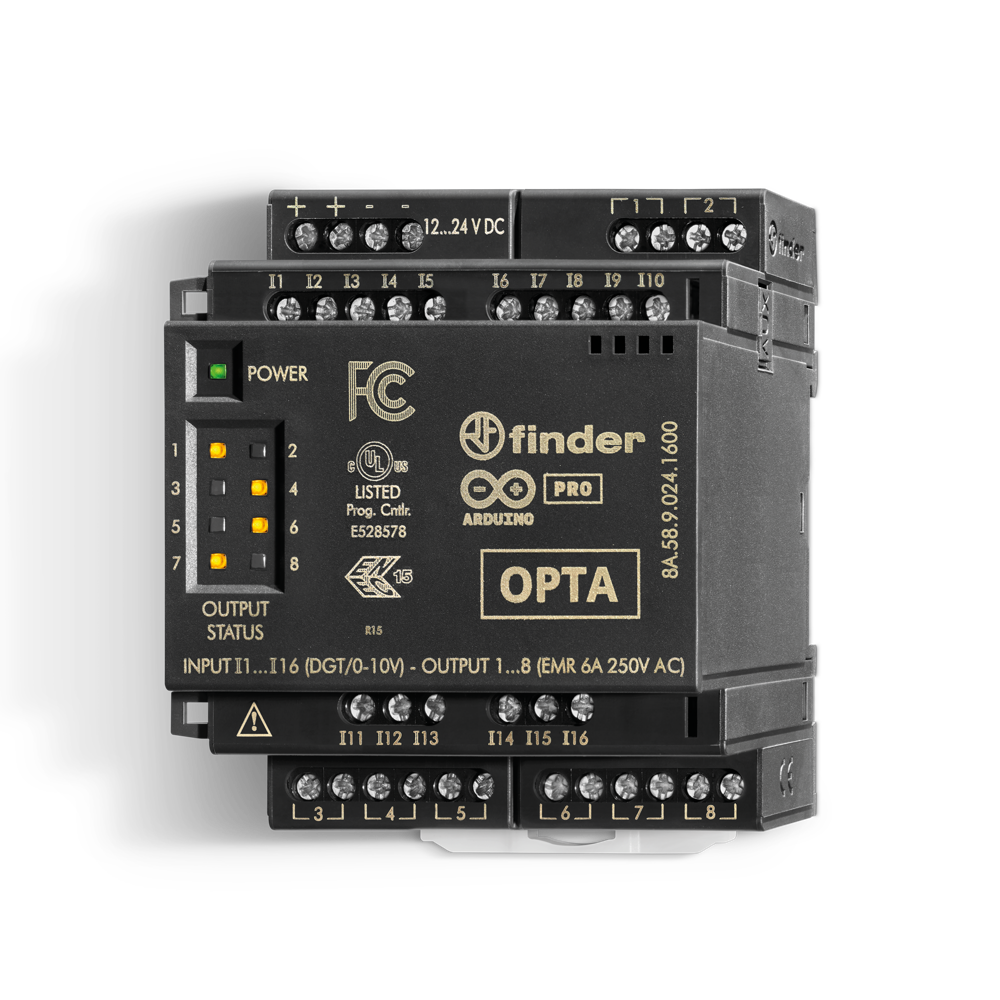 Finder 8A.58.9.024.1600 Relay Output PLC Expansion Module