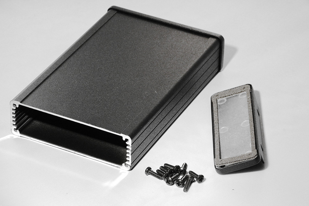Hammond Manufacturing 1457L1602EBK Aluminum Box