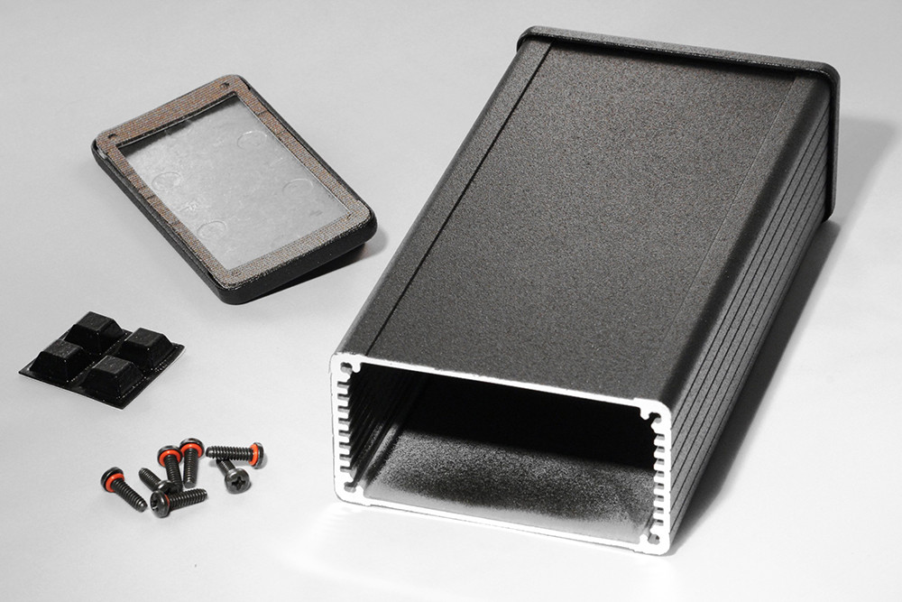 Hammond Manufacturing 1457K1602EBK Aluminum Box